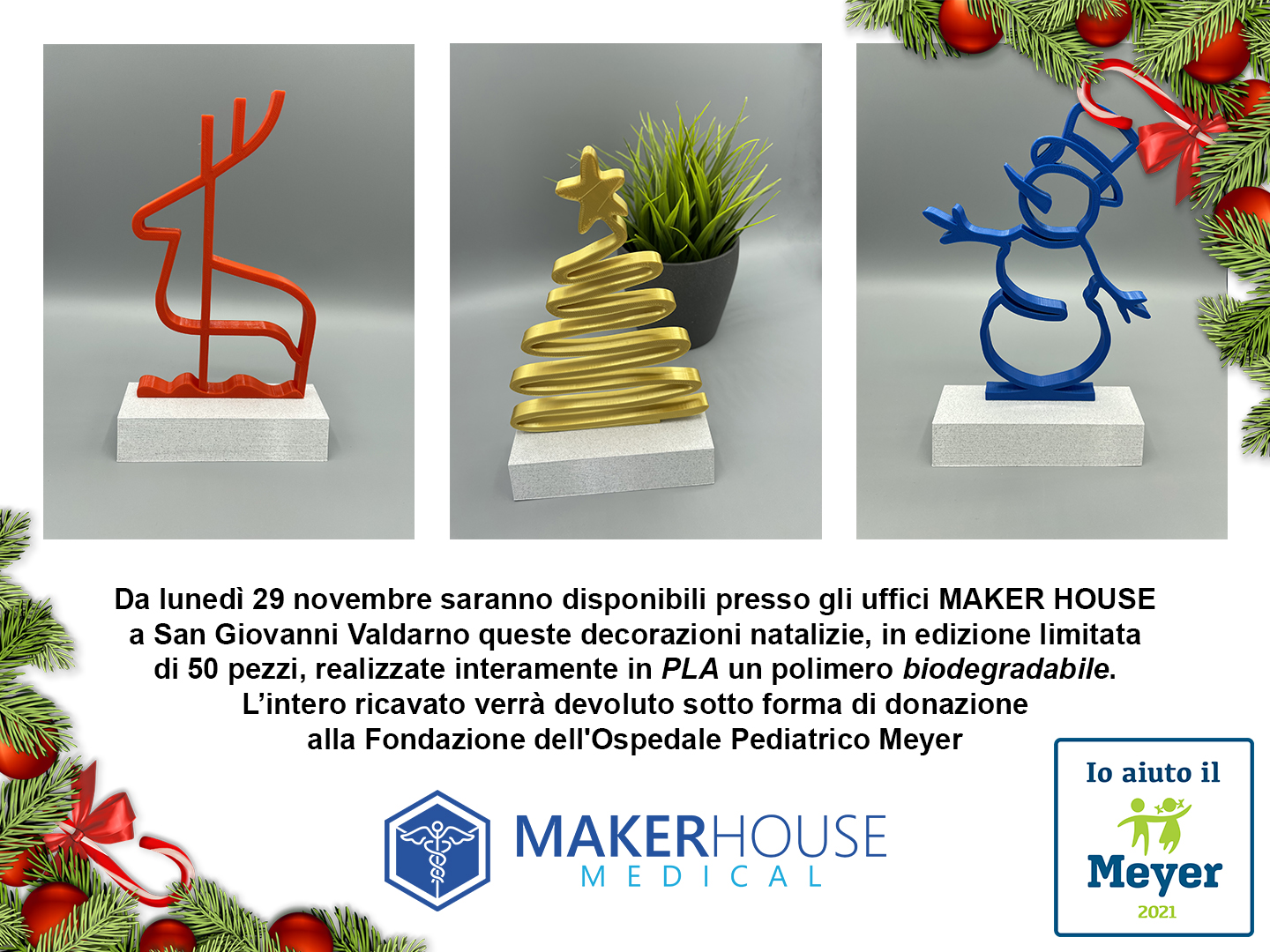 Decorazioni natalizie per il Meyer - MakerHouse