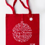 Shopper rossa natalizia personalizzata-11