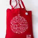Shopper rossa natalizia personalizzata-12