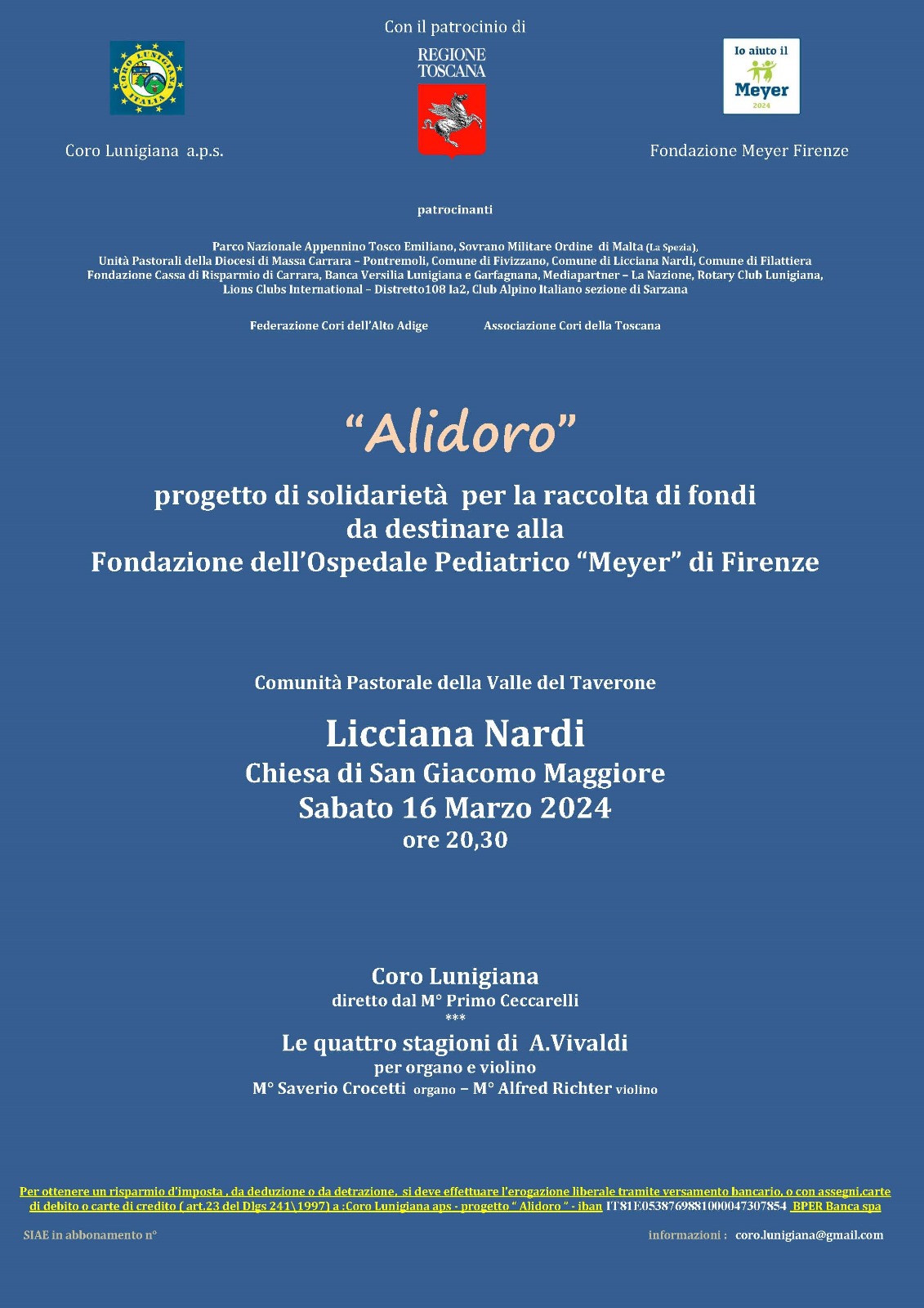 Progetto Alidoro – Coro Lunigiana